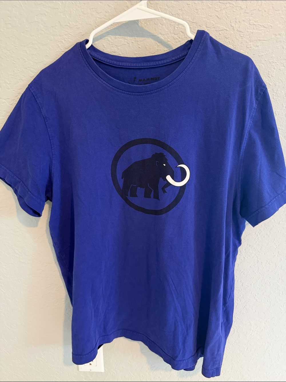 Mammut Royal Blue Mens Mammoth Logo Tee